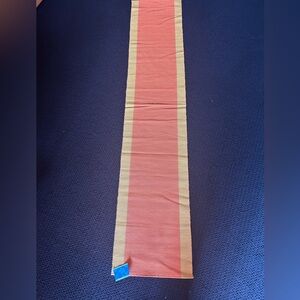 Orange and Yellow Ribbed Table Runner